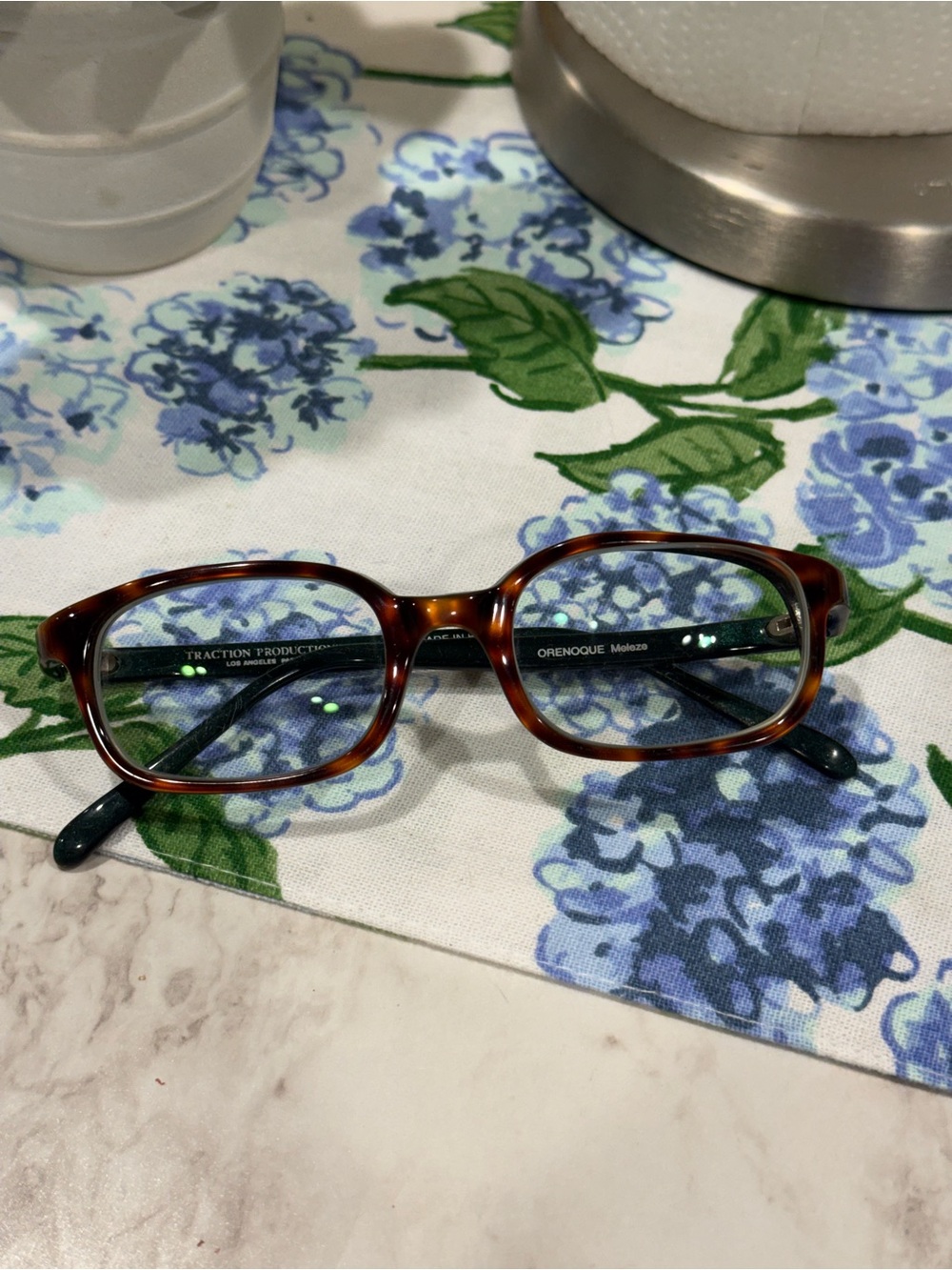 Traction Productions Orenoque Meleze Eyeglass Frames France Brown Tortoise
